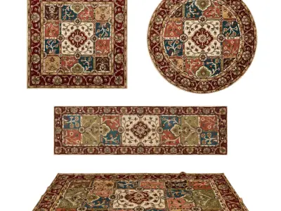 Rugs No 847 Low-poly 3D model