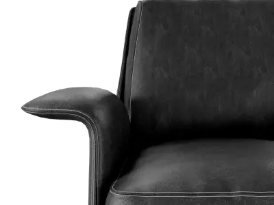 leather Armchair 3D model purchase