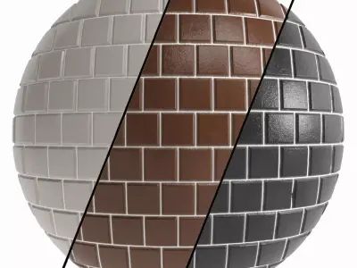 Glass Tile Materials 6- Pbr 4k By Sbsar File Texture