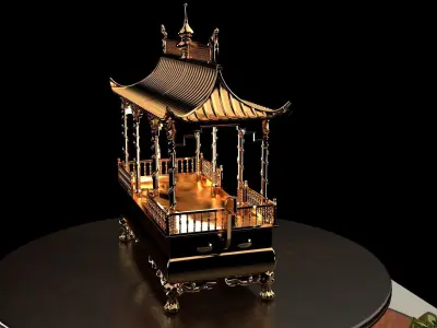 Chinese  incense burner   3D model