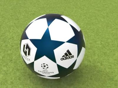 UEFA Champions league ball 3D model