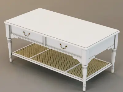 Laura Ashley coffee table 3D model