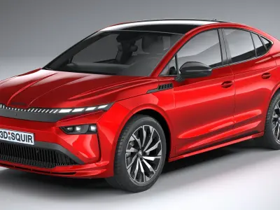 Skoda Enyaq Coupe 2025 3D model