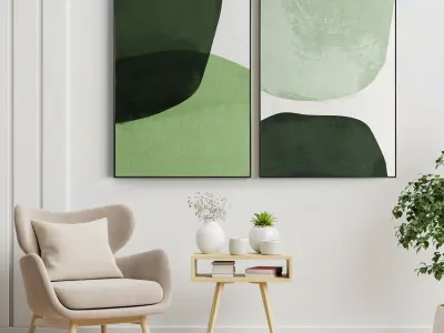 Photo Frame 219 Low-poly 3D model