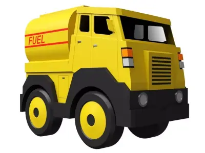 Toy Tanker Truck 3D model