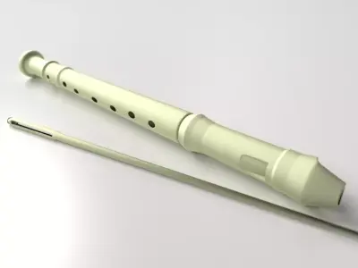 Recorder syringe 3D model