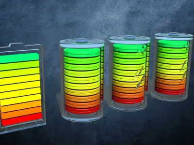 Battery Icon 3D model