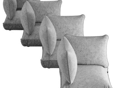 Fatboy Sumo Corner Seat 3D model