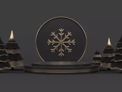 Christmas Decoration 3D model 4