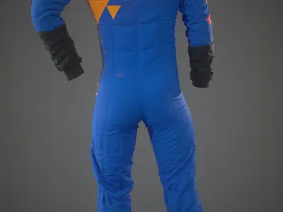 overall f1 team 3D model