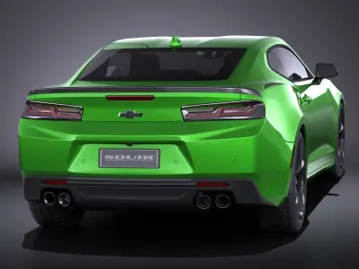 Chevrolet Camaro LT1 2017 VRAY 3D model