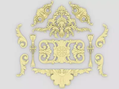 Big Ornament Collection 3D print model