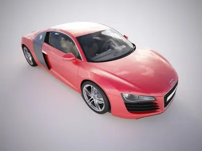 Audi R8  3D model order