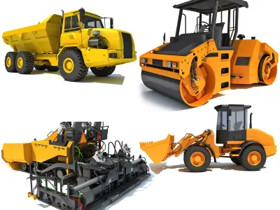 Construction Vehicles 3D model