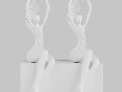Collection Statuette 3D model