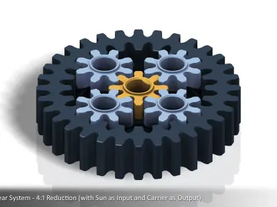 Planetary Gear Collection 01 3D print model