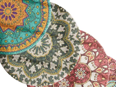 round carpet 22 3D model