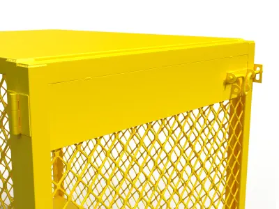 3D model of a box for a gas cylinder 3D model