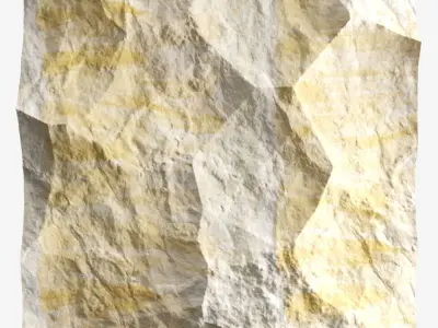 395-RockPanel piece of rock 3D model