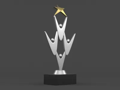 Trophy Cup 3D model