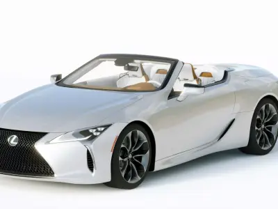 Lexus LC 500 Convertible 2021 3D model