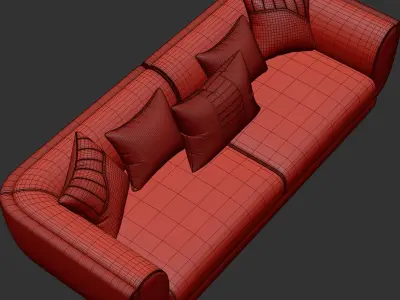 Modern Sofa By Honor Furniture 3D model