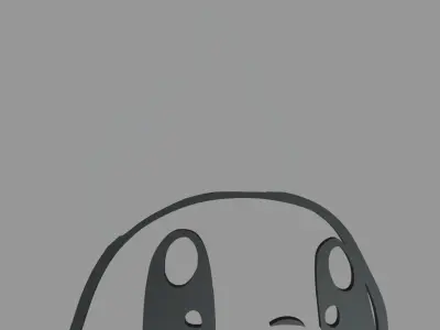 Charmander Wall Silhouette 02 3D print model