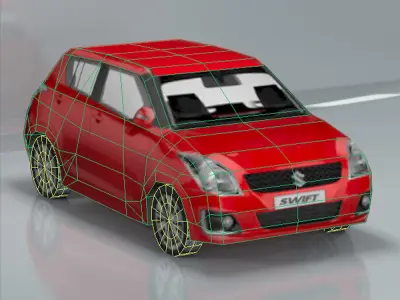 Swift ZXI Low-poly 3D model