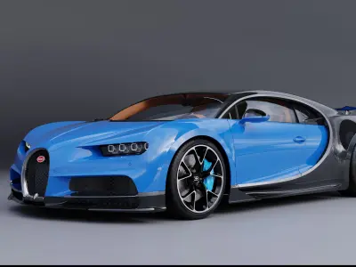 Bugatti Chiron 3D model