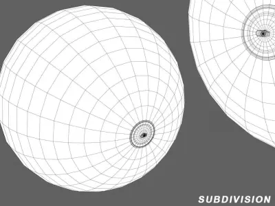 Waterpool Ball Low-poly 3D model