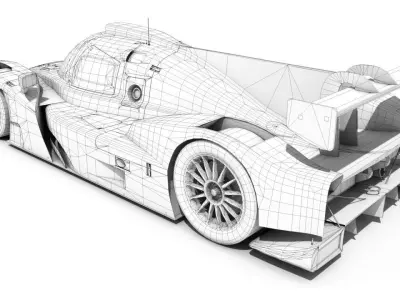 Norma M30 LMP3  Low-poly 3D model