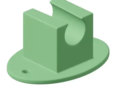 Plastic Bath Faucet Holder 3D model