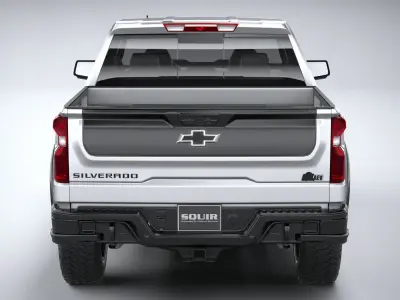 Chevrolet Silverado ZR2 Bison CG 2023 3D model