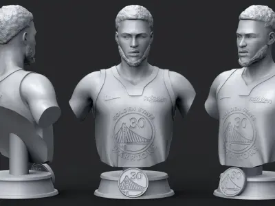 Steph Curry 3D Printable 4 3D print model