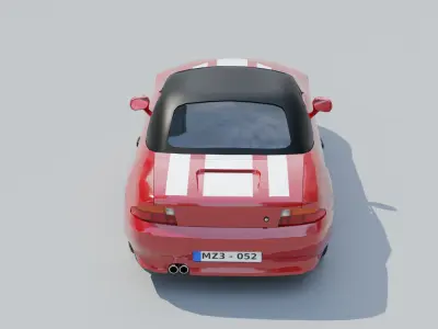 Sport Car 2 Seats - Carro esporte Low-poly 3D model