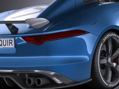 Jaguar Project 7 Concept 2016 VRAY 3D model