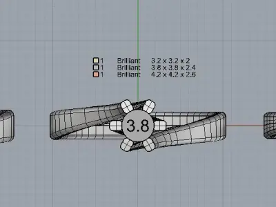 ENGAGEMENT  RING 3D print model