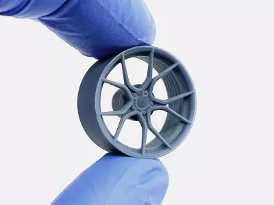 20x10 Stance SF07 Wheel and Brake 3D print model