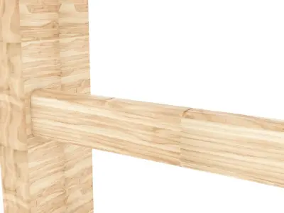 Gym Wall Bars 3D model