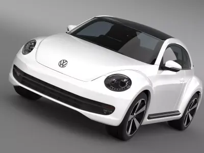 Volkswagen Fusca 3D model