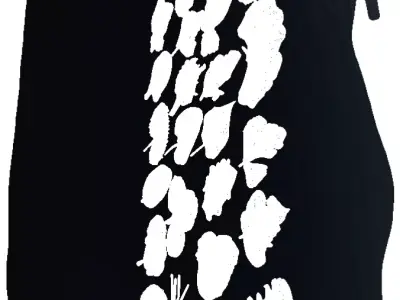 25 Realistic 3D Leaves  3D print model