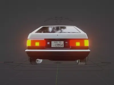 car totaya ae 86 3D model