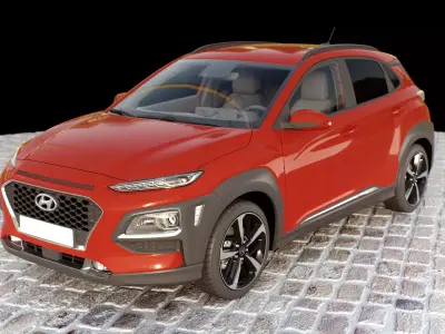 Hyundai Kona 2018  3D model