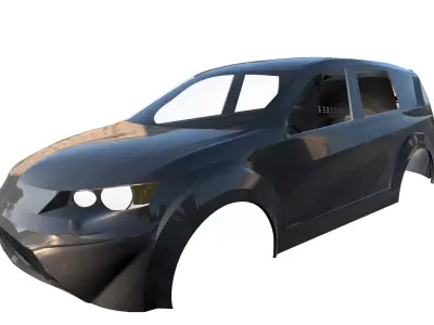 OUTLANDER 2008 313MM WHEEL BASE 2MM THICKNESS 3D print model