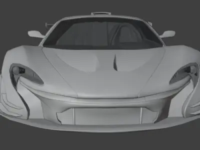 McLaren P1 GTR 3D model