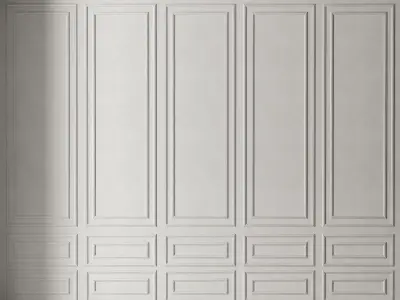 10 Classic 3D Wall Panel Elegant Design for Interior Decor  3D model