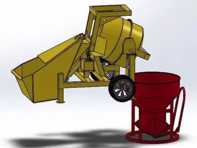 SOLIDWORKS 3d mixer  3D model
