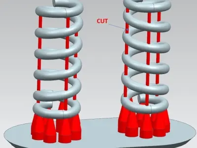 Lotus 49C front suspension for EBBRO 3D print model