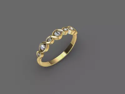 Ladies ring 3D model
