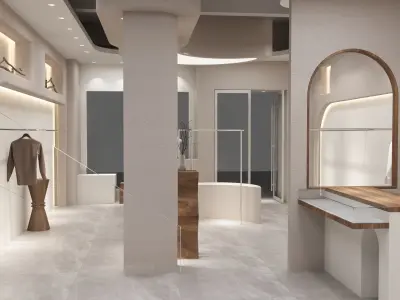 Clothing Shop 1 3D model